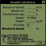 Drunk! Calculator